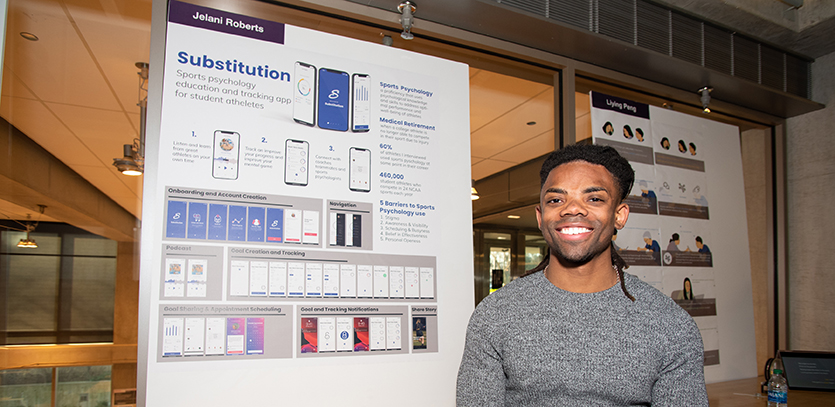 EDI '19 students presented human-centered design projects at Thesis Fair.