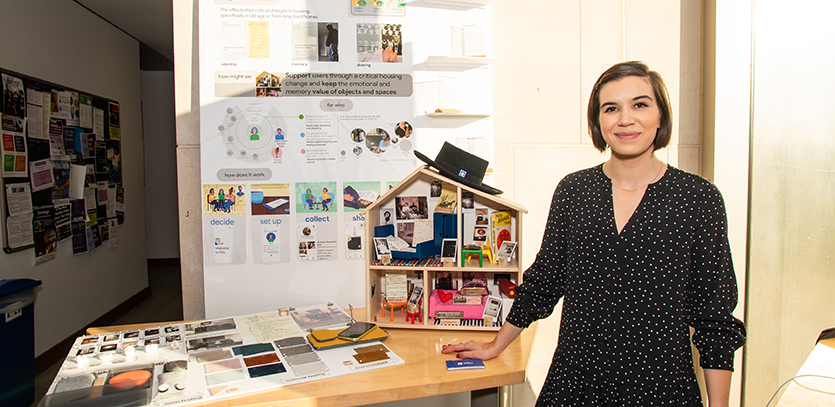 EDI '19 students presented human-centered design projects at Thesis Fair.