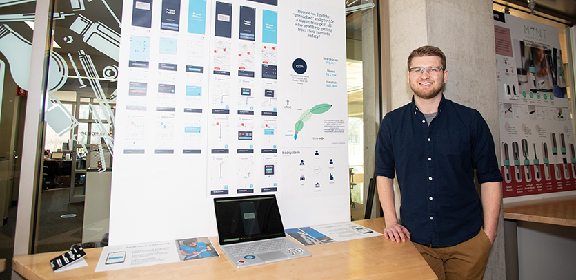 EDI '19 students presented human-centered design projects at Thesis Fair.
