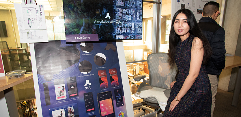 EDI '19 students presented human-centered design projects at Thesis Fair.