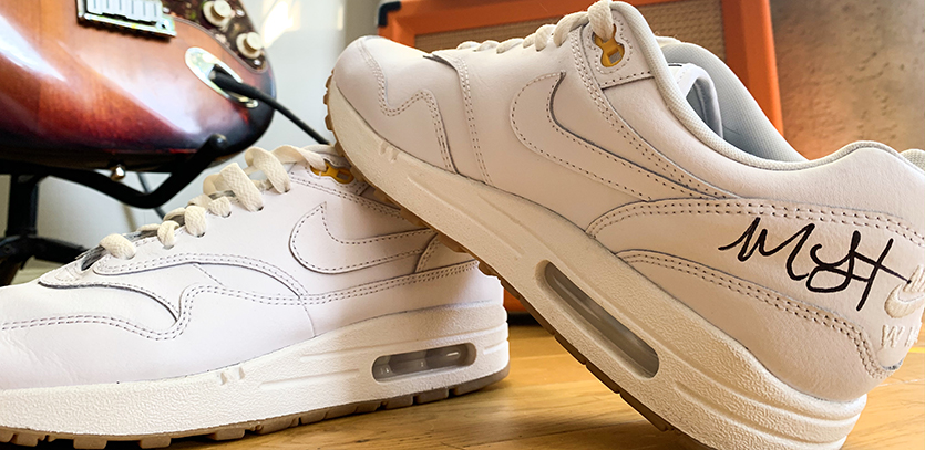 Morgan Lewis (MS EDI '18) designed a limited edition sneaker available via Nike's website.