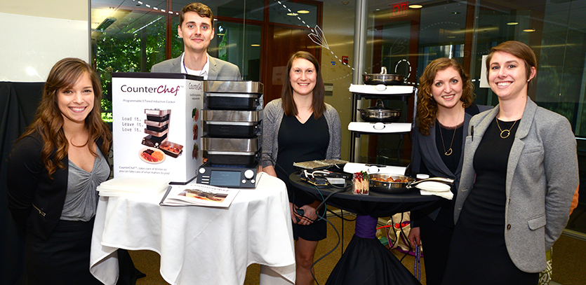 Students created a three-level induction cooking appliance called Counterchef.