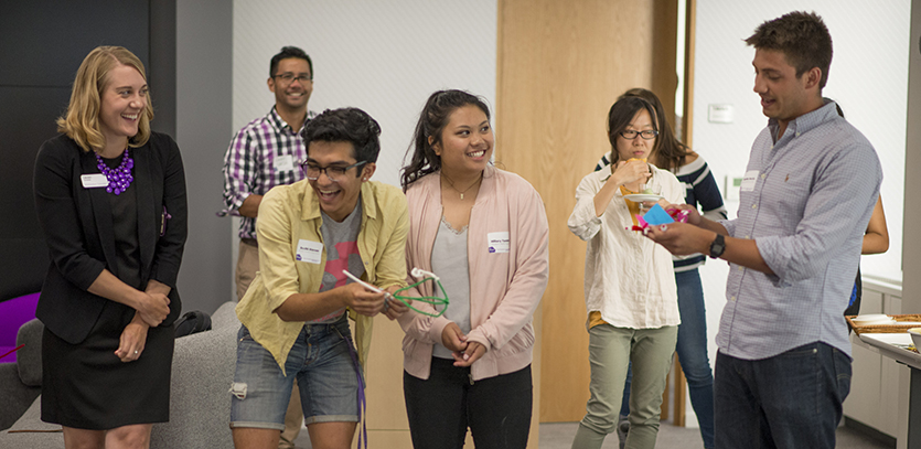 Attendees had fun during design thinking exercises.