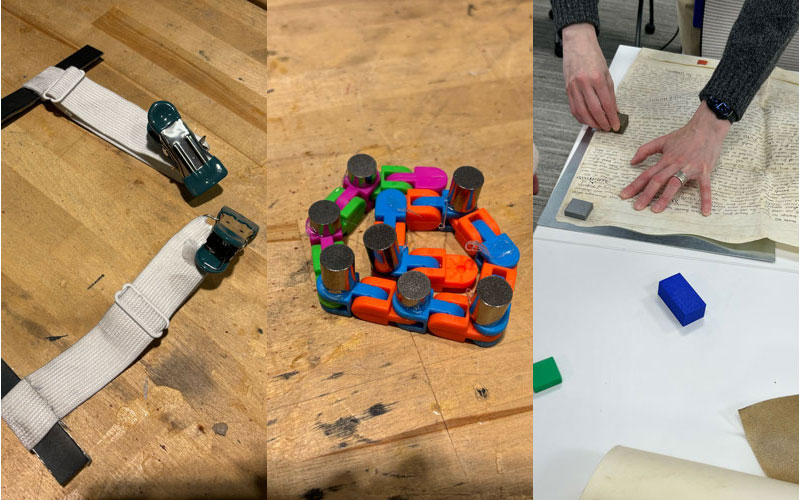 The team built and tested multiple prototypes in the Prototyping and Fabrication Lab to refine their final design.