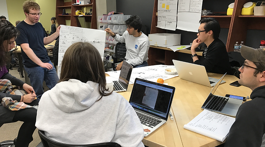 Testing new storyboard with peers in the spring quarter.