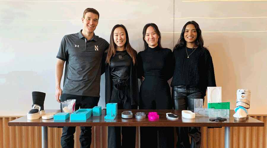 Since graduating in 2024, the team has explored bringing Sno-Gro Boots to market. Photo credit: Callista Sukohardjo