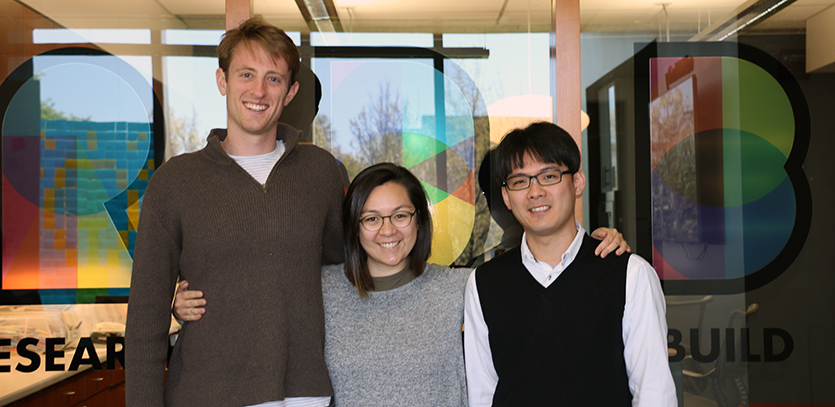 Bo Swindell, Amelia Williams, and Kiwamu Sato (Lauren Brown and David Menacher not pictured).