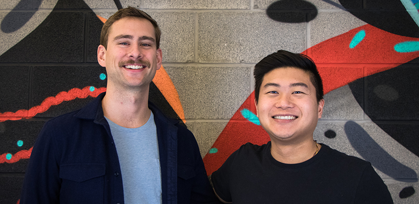 Slate co-founders Jack Bugas (left) and Alex Eng (right) are MMM '19 students.