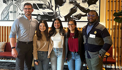 Rob De La Espriella, Gwen Tran, Christina Kappil, Preeya D'Mello, and Ebuka Nwaka